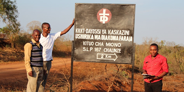 Schild zur Farm in Miono Tansania Schild zur Farm in Miono Tansania